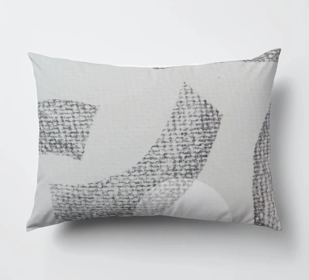 Minimal Abstract Charcoal Kissen von Studio Nahili