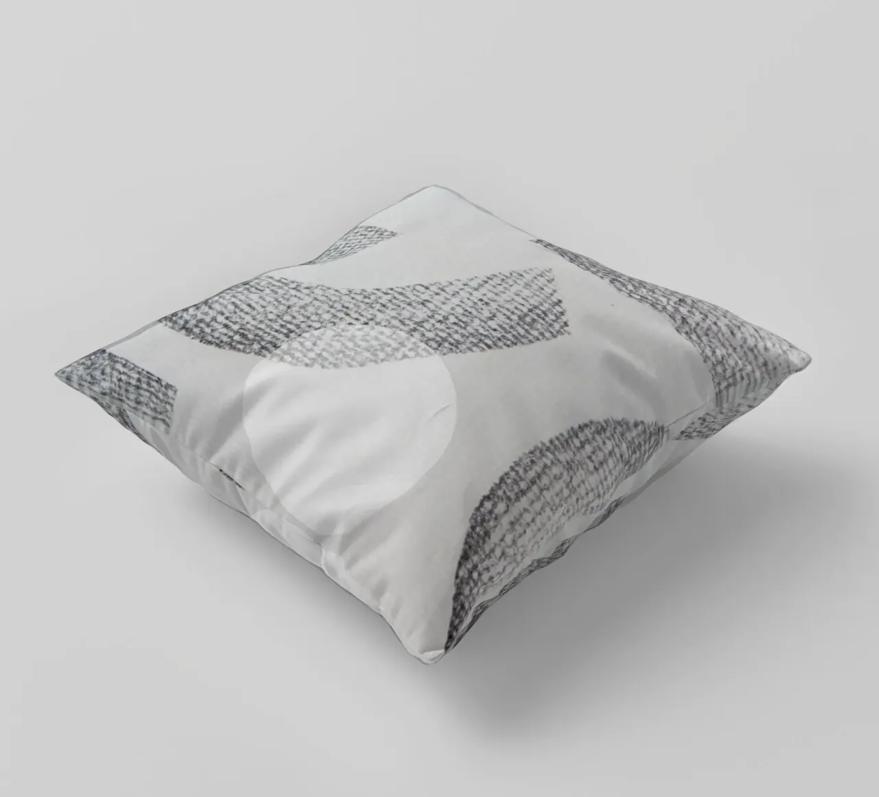 Minimal Abstract Charcoal cuscino da Studio Nahili