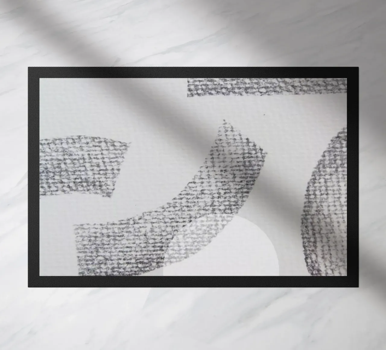 Minimal Abstract Charcoal zerbino da Studio Nahili