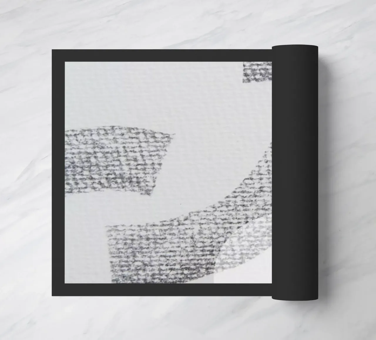 Minimal Abstract Charcoal zerbino da Studio Nahili