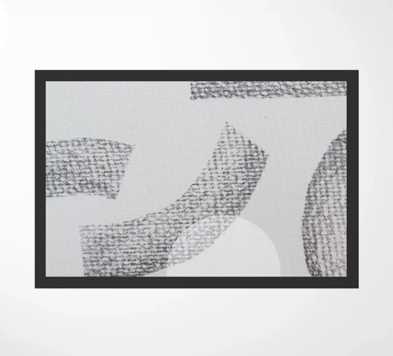 Minimal Abstract Charcoal zerbino da Studio Nahili