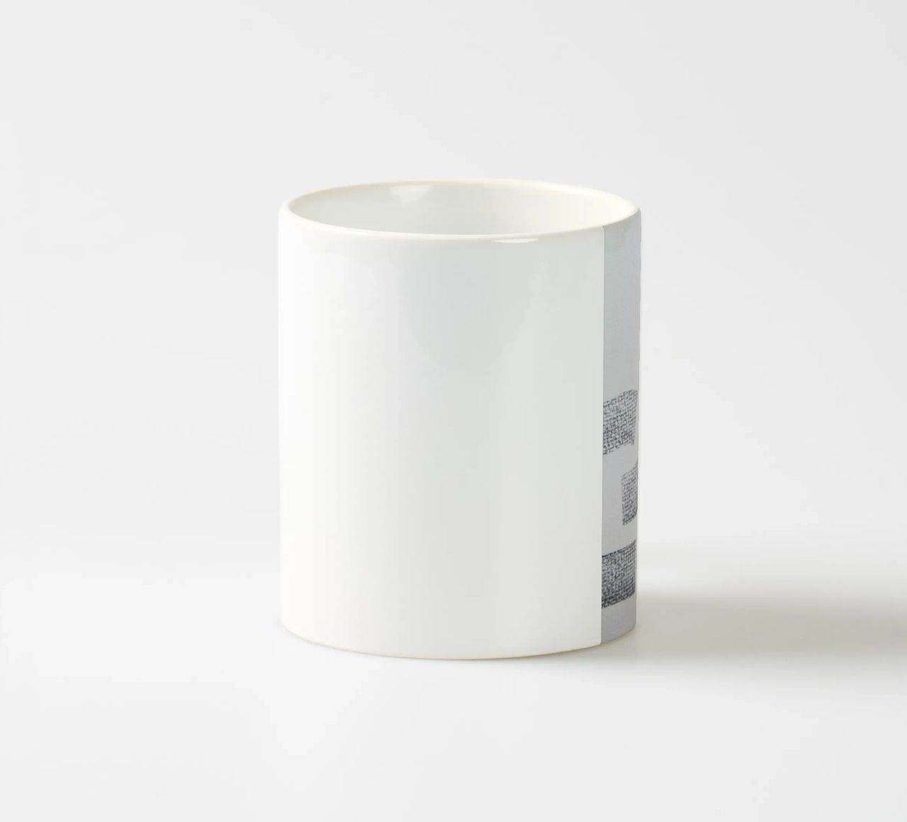 Minimal Abstract Charcoal tazza in ceramica da Studio Nahili