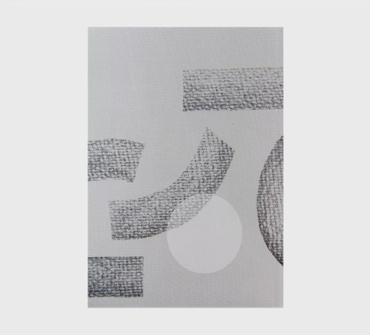 Minimal Abstract Charcoal notebook by Studio Nahili