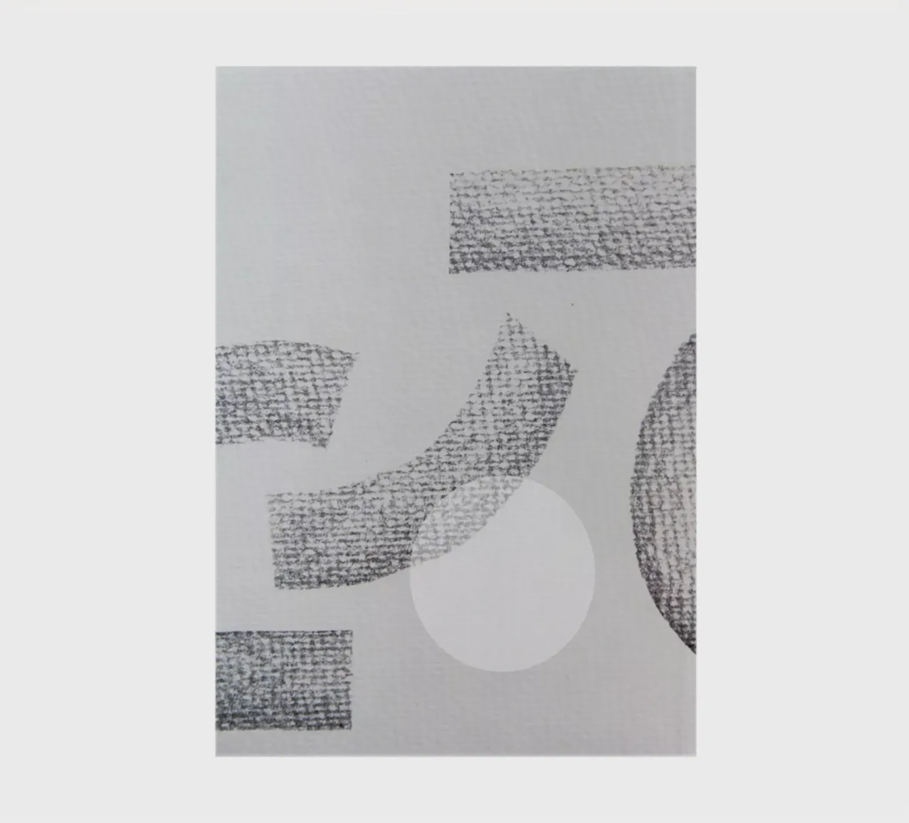 Minimal Abstract Charcoal diario da Studio Nahili