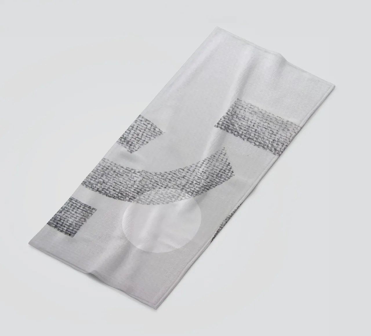 Minimal Abstract Charcoal telo mare da Studio Nahili