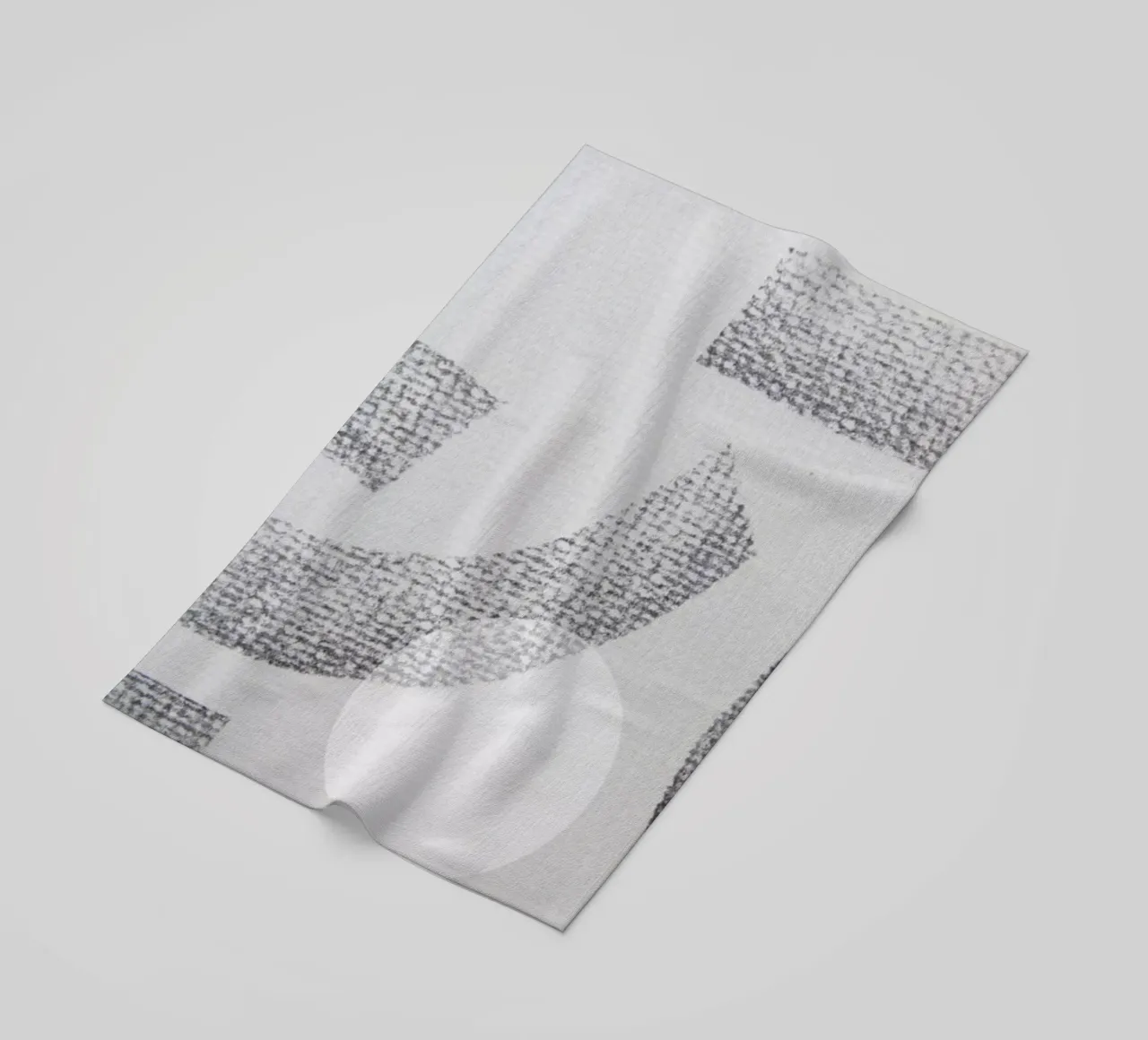 Minimal Abstract Charcoal Strandtuch von Studio Nahili