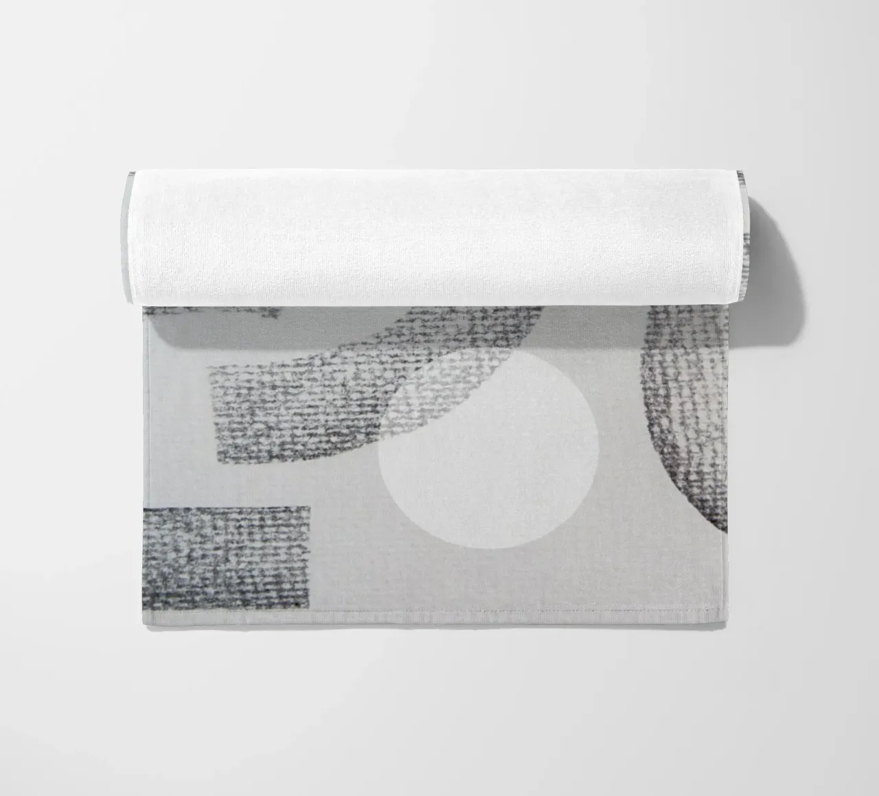 Minimal Abstract Charcoal telo mare da Studio Nahili