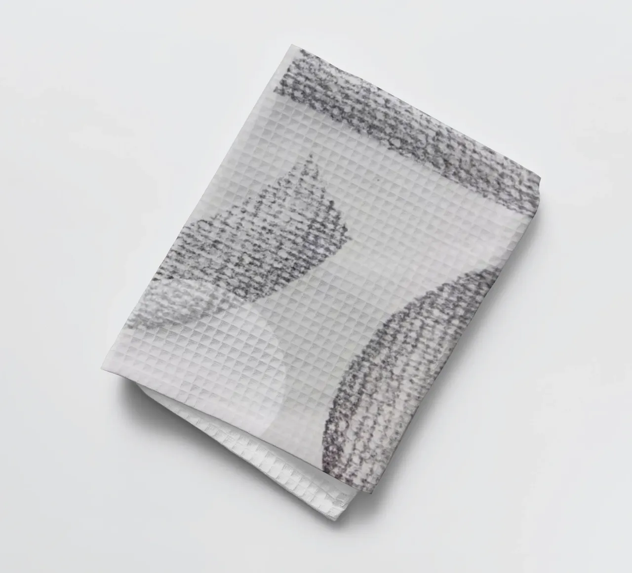 Minimal Abstract Charcoal canovaccio da cucina da Studio Nahili