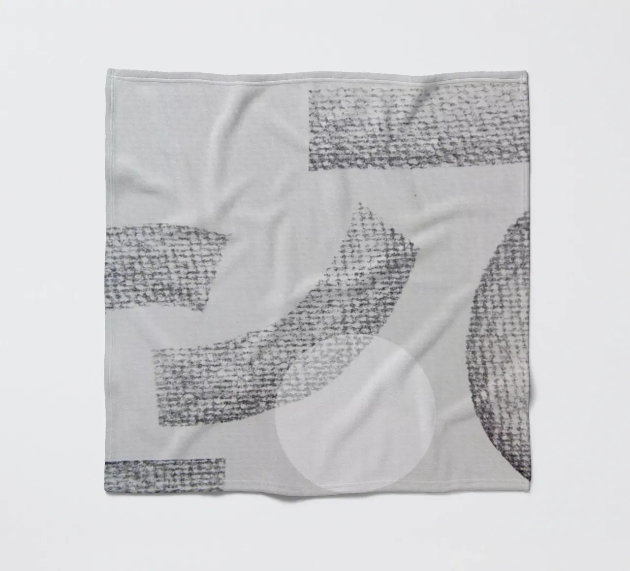 Minimal Abstract Charcoal coperta in pile da Studio Nahili