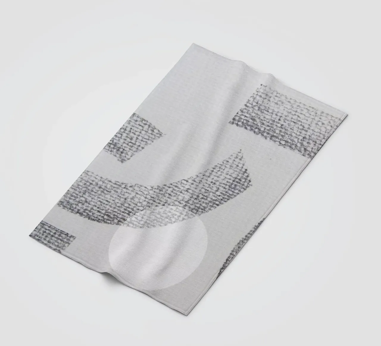 Minimal Abstract Charcoal coperta in pile da Studio Nahili