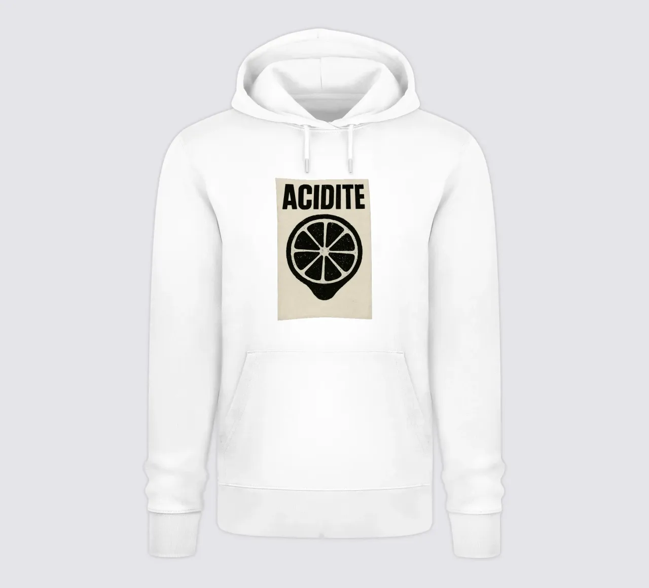 Acidité – Le citron dans sa version la plus brute sweat à capuche de Pop and Fruits - Affiches & posters