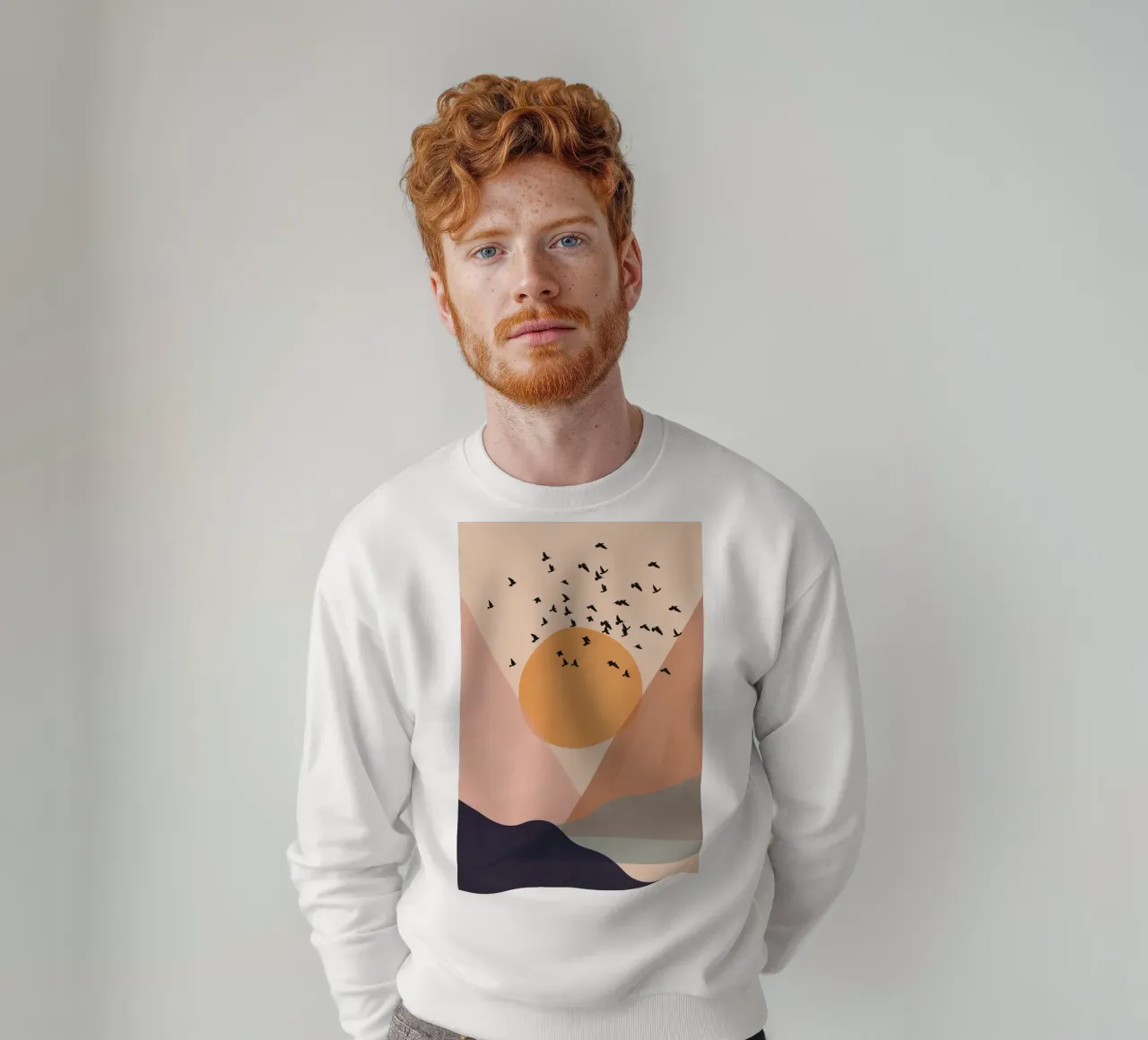 Sun Flock felpa da Pure