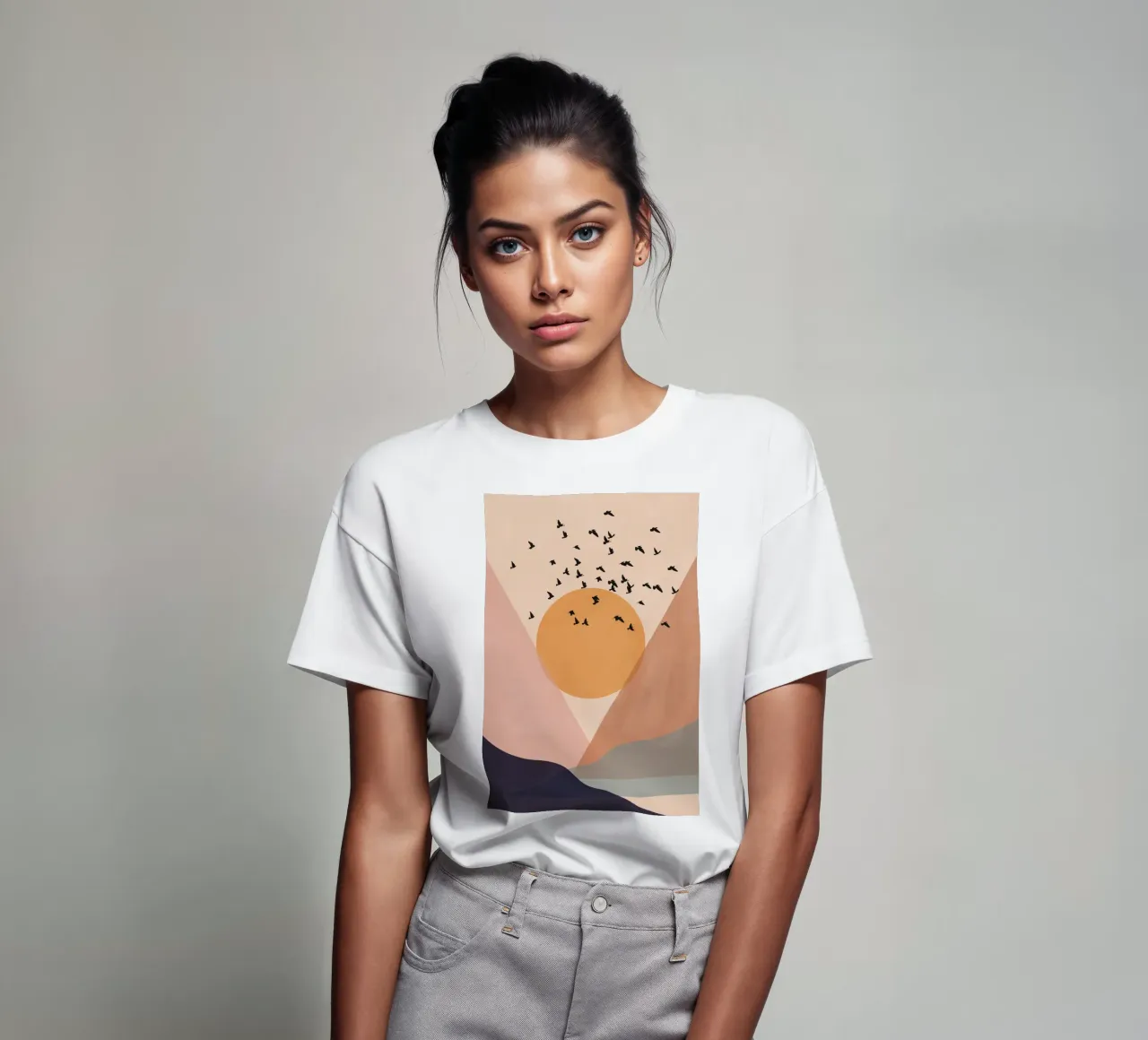 Sun Flock t-shirt by Pure
