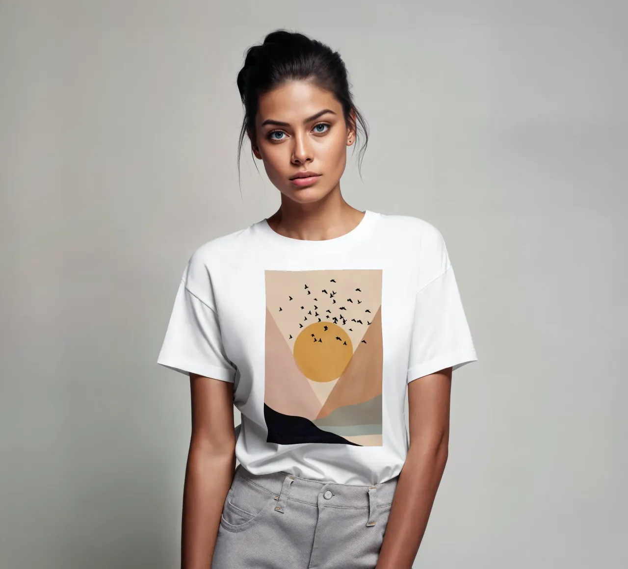 Sun Flock t-shirt da Pure