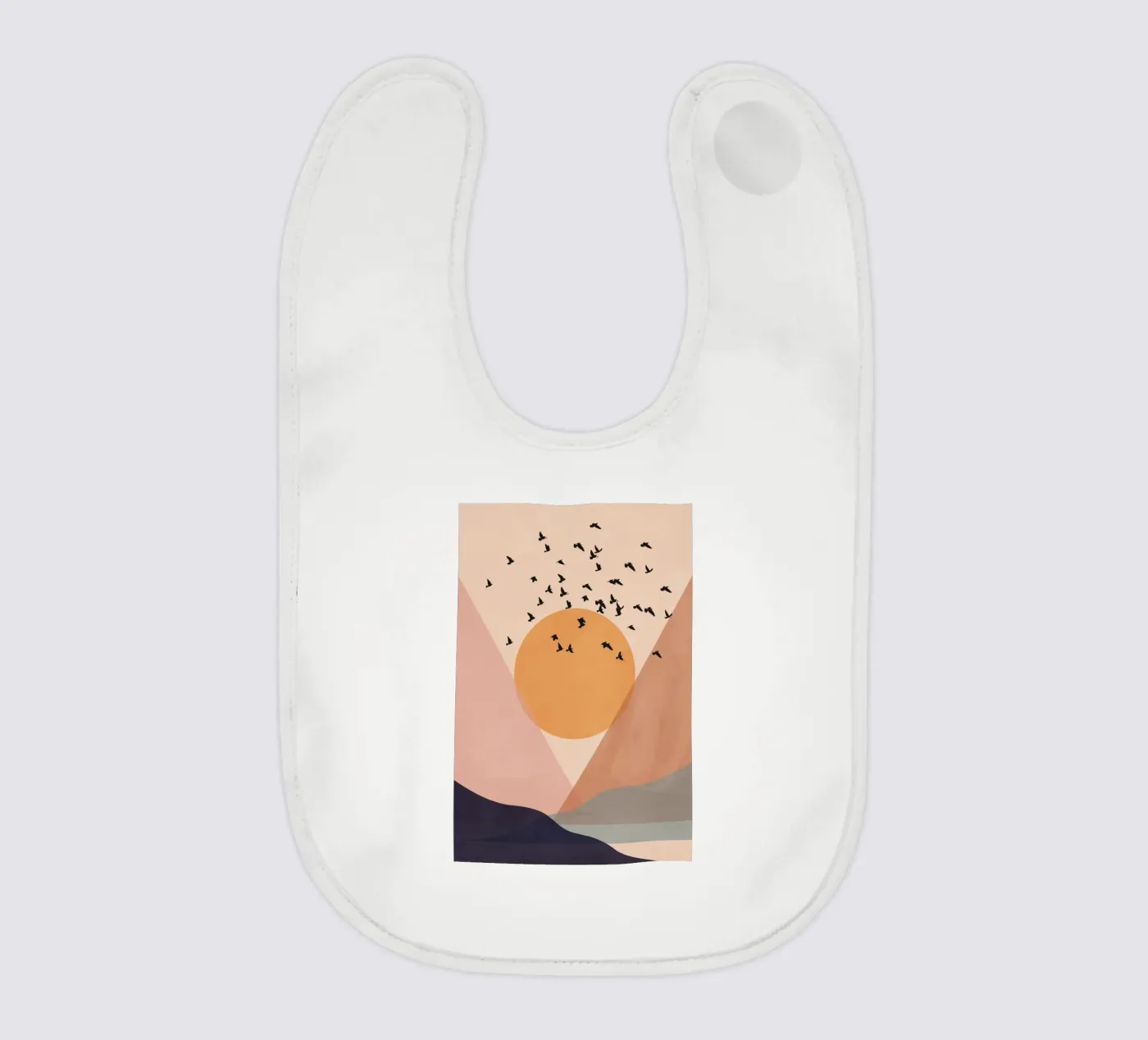 Sun Flock baby slabbetje van Pure