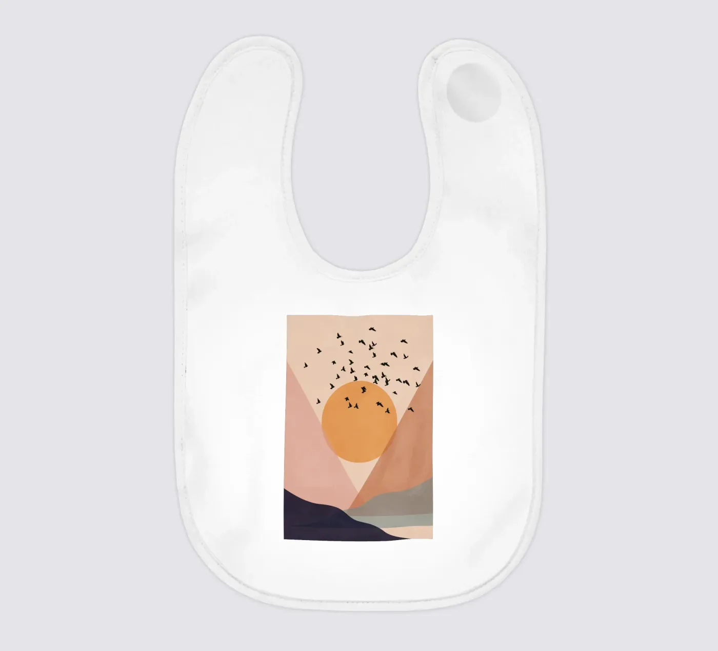 Sun Flock baby slabbetje van Pure