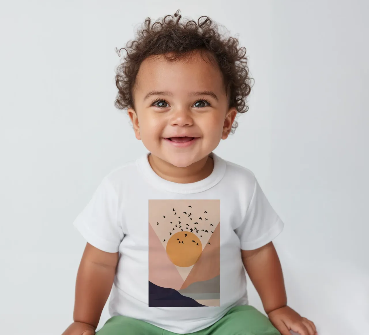 Sun Flock baby t-shirt by Pure