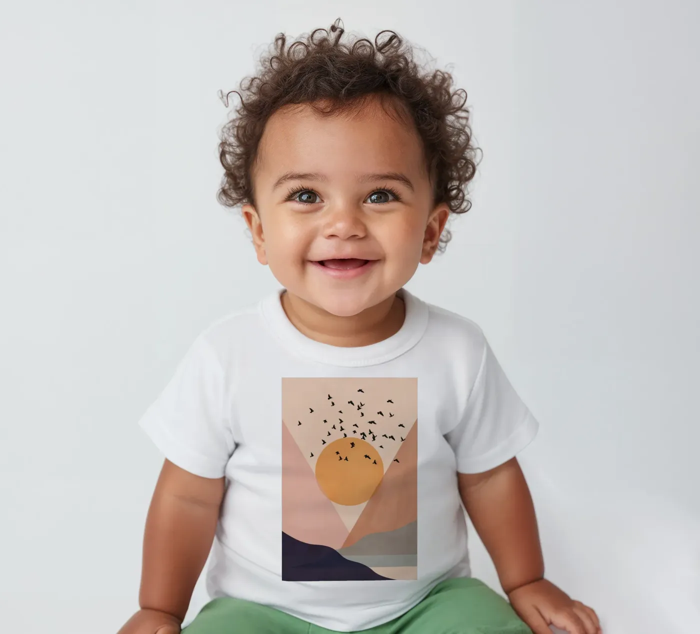 Sun Flock baby t-shirt by Pure