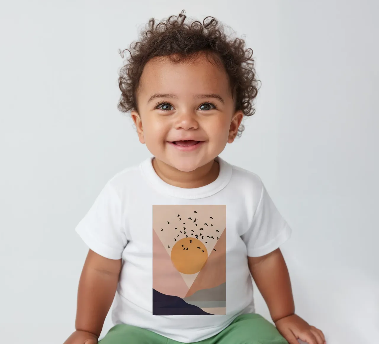 Sun Flock baby t-shirt by Pure
