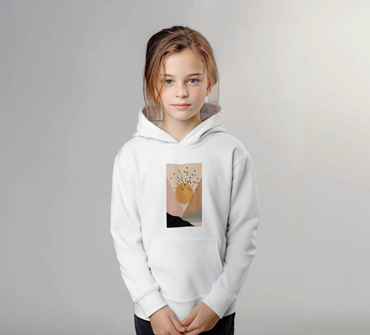 Sun Flock felpa bambino con cappuccio da Pure
