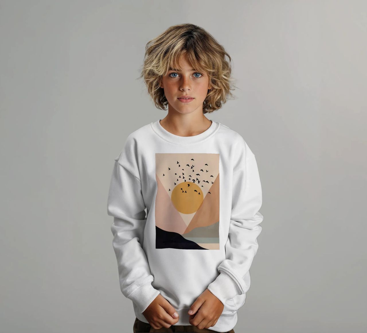 Sun Flock felpa bambino da Pure