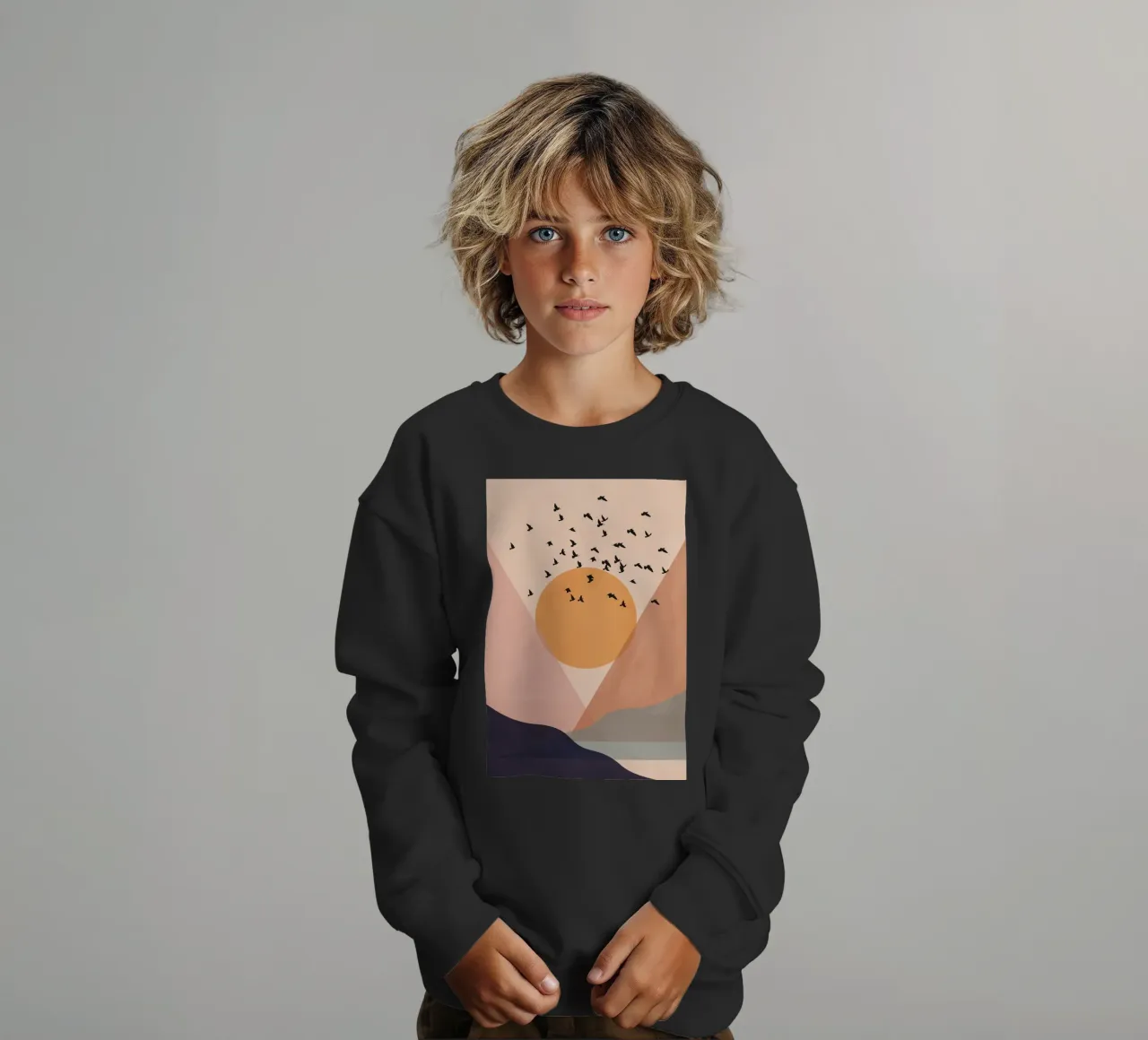 Sun Flock sweat enfant de Pure