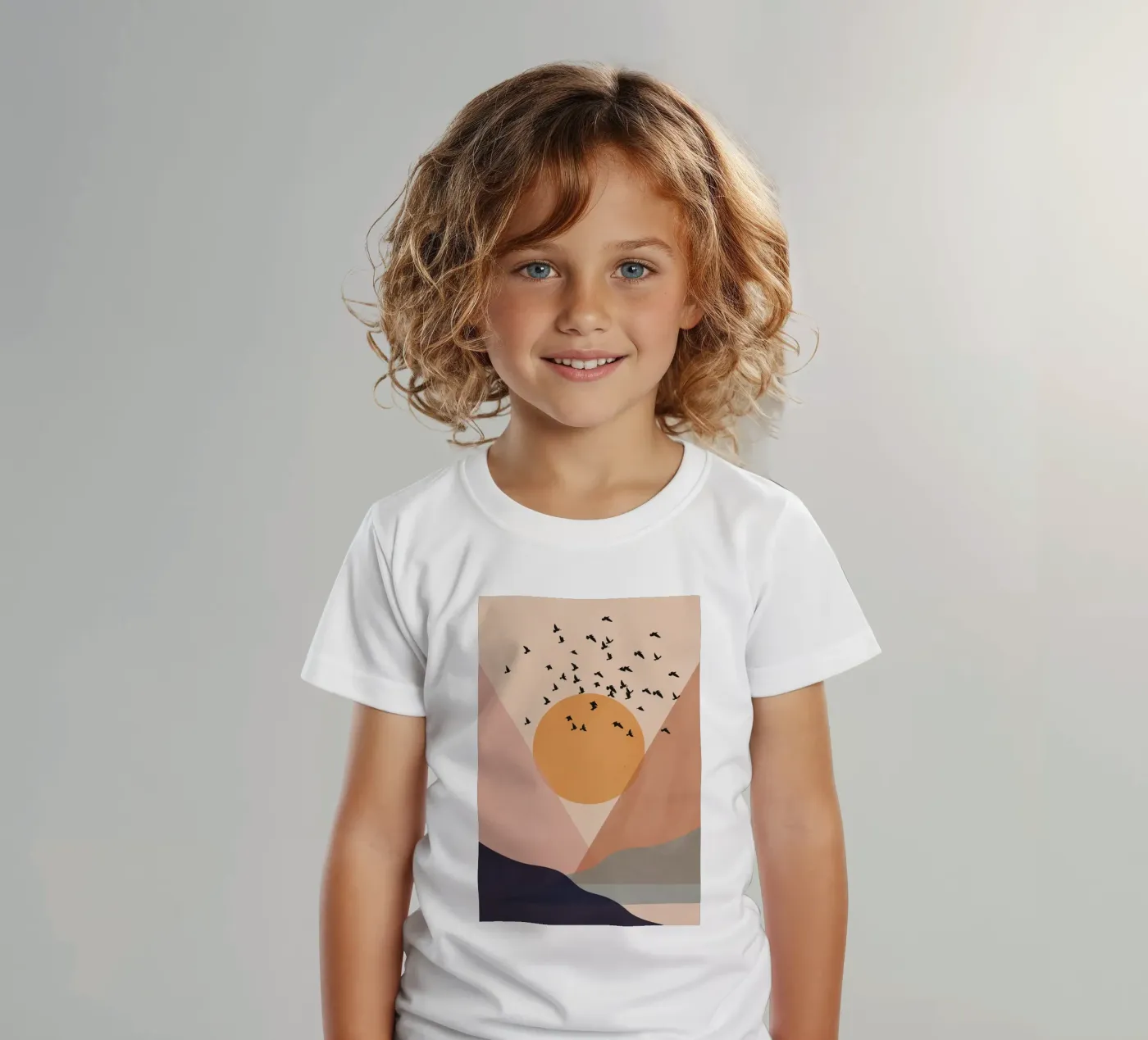Sun Flock t-shirt bambini da Pure