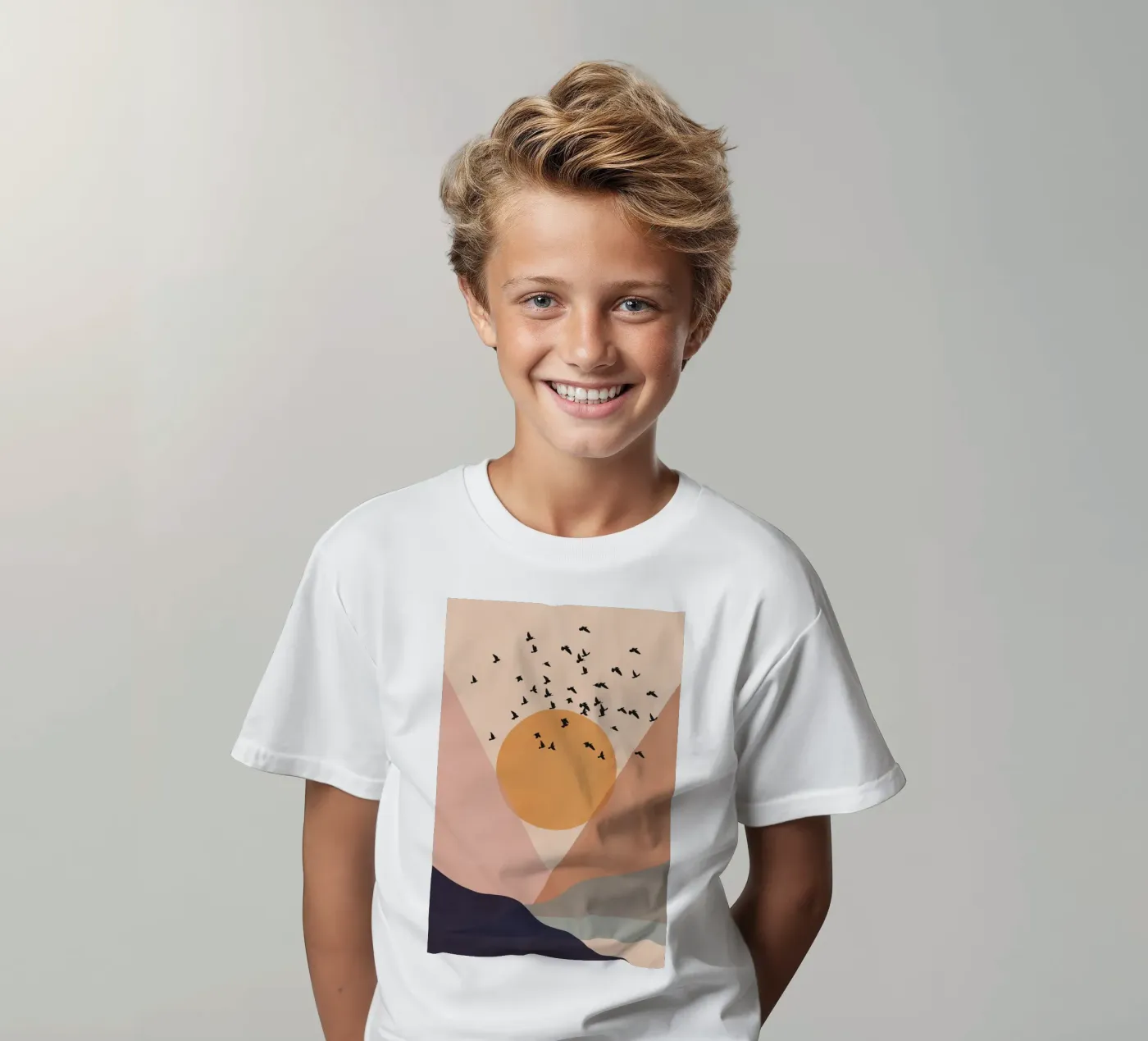 Sun Flock t-shirt bambini da Pure