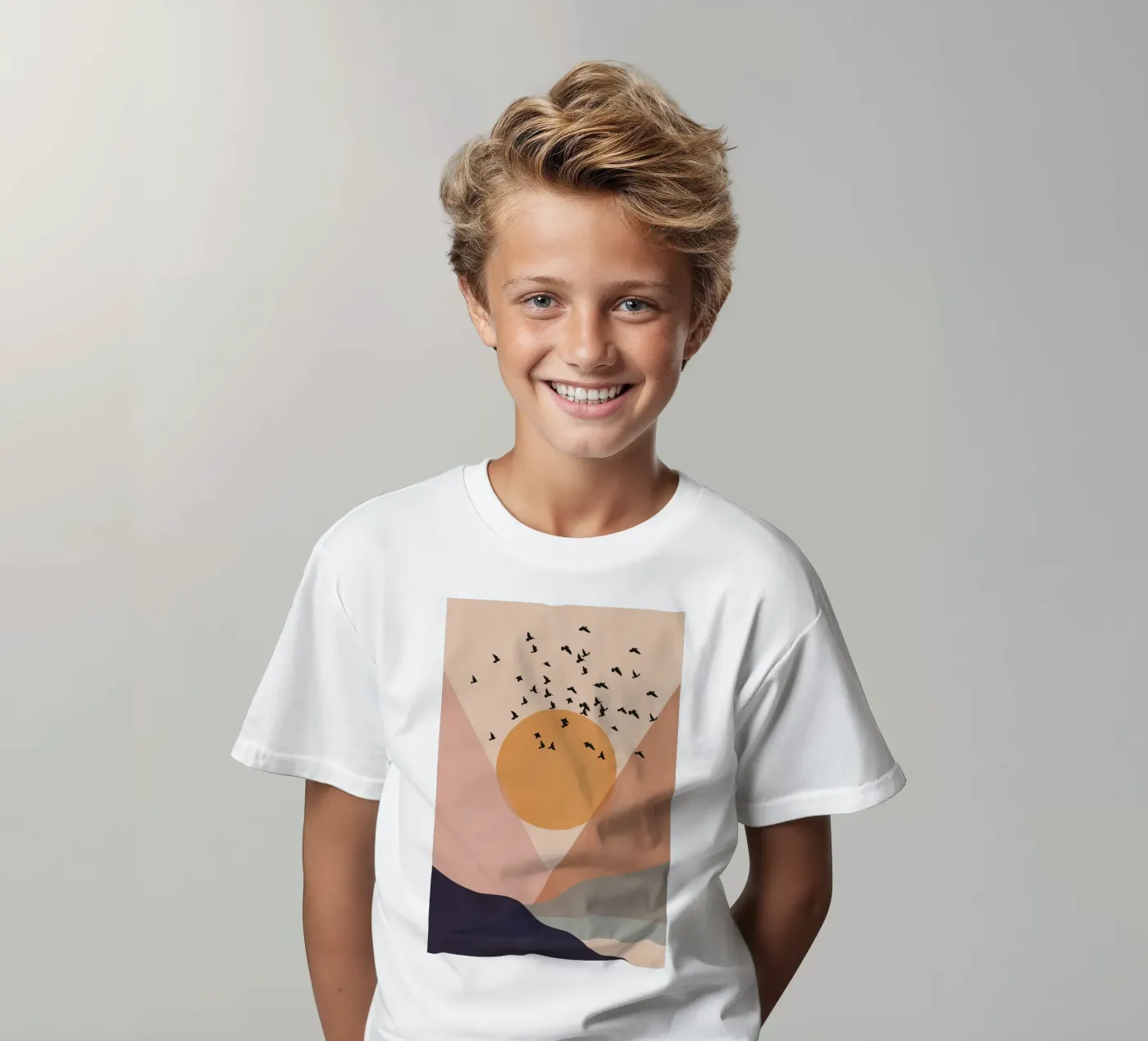 Sun Flock t-shirt bambini da Pure