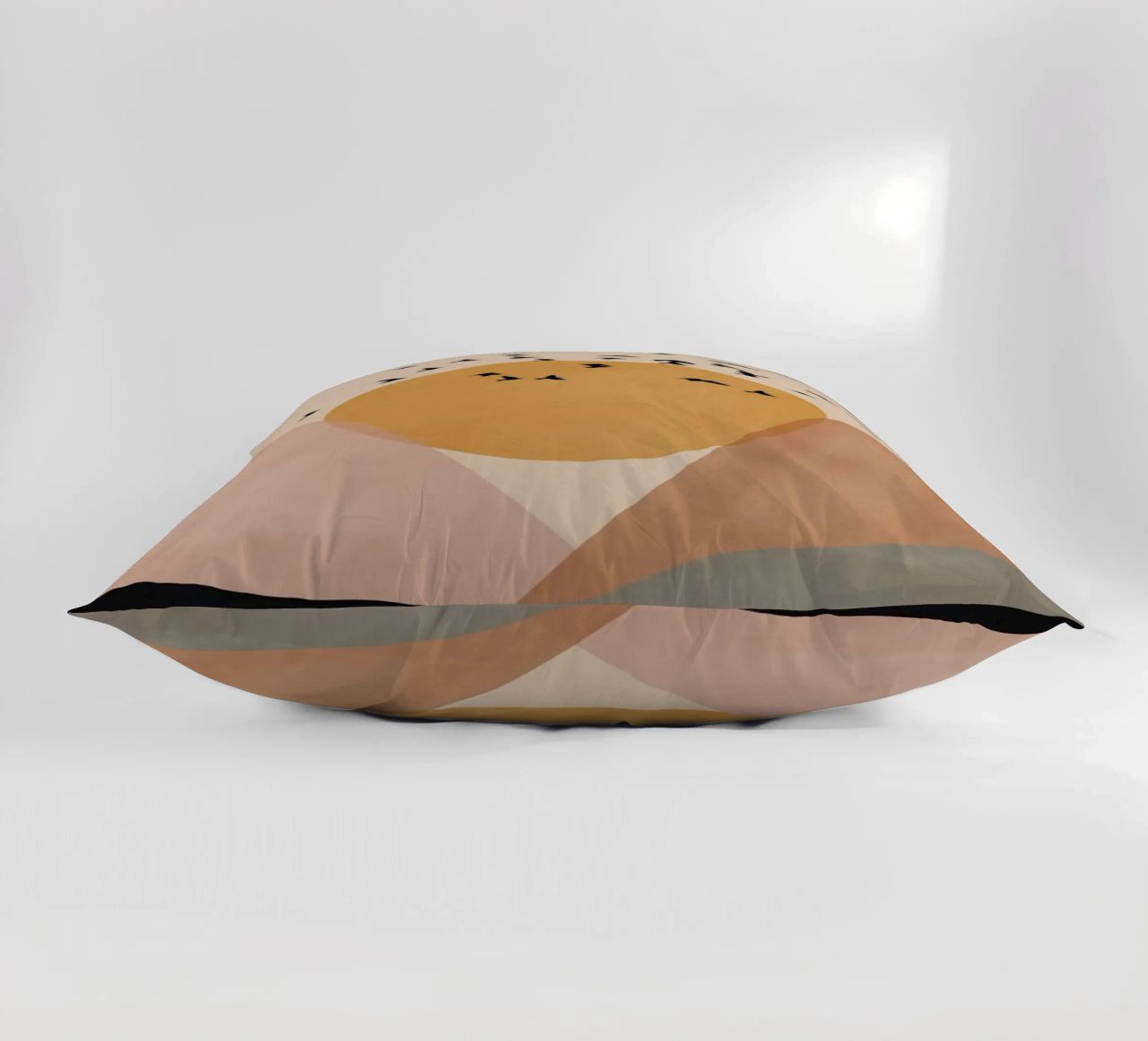 Sun Flock decorative cushion by Pure