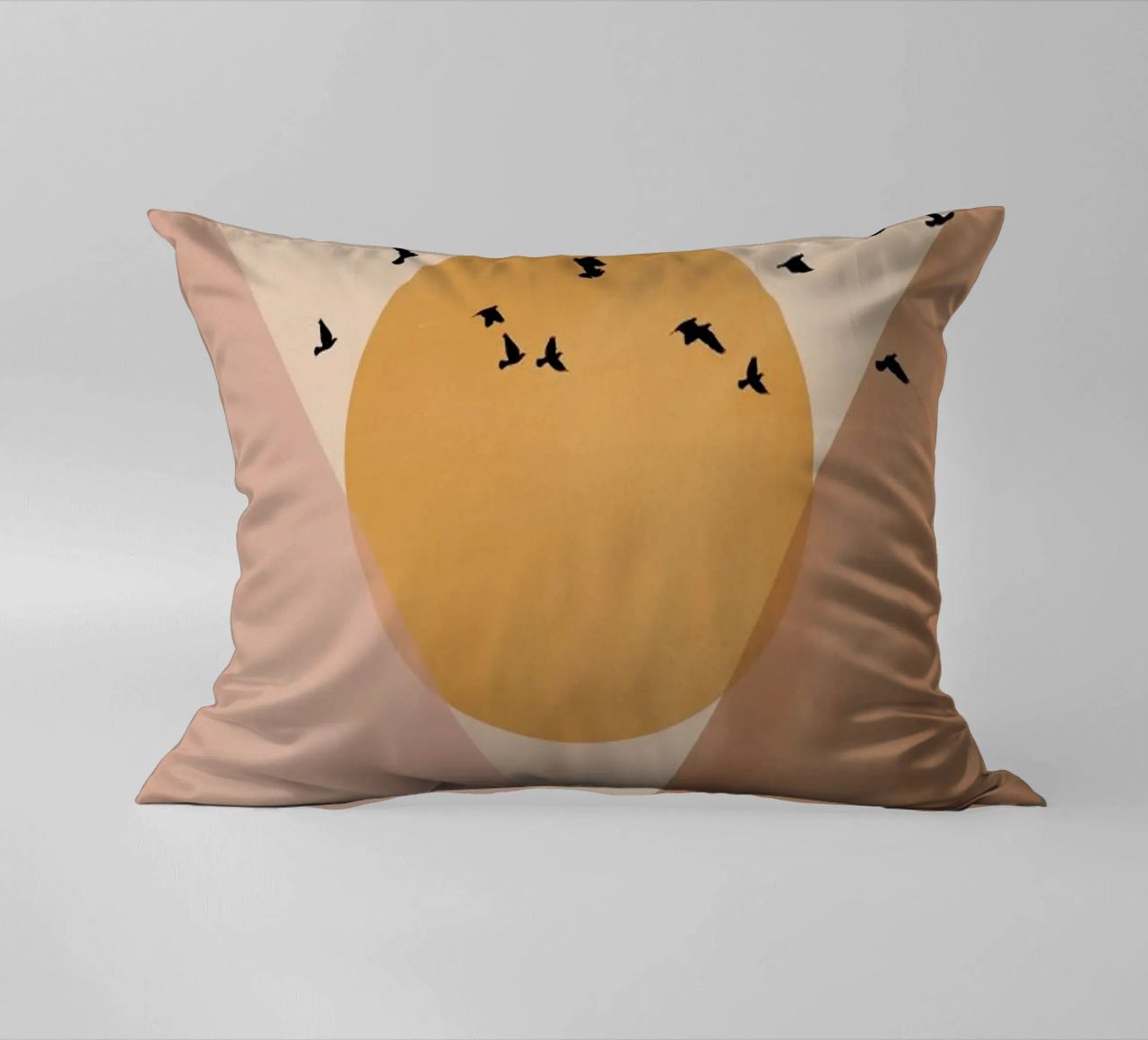 Sun Flock decorative cushion by Pure