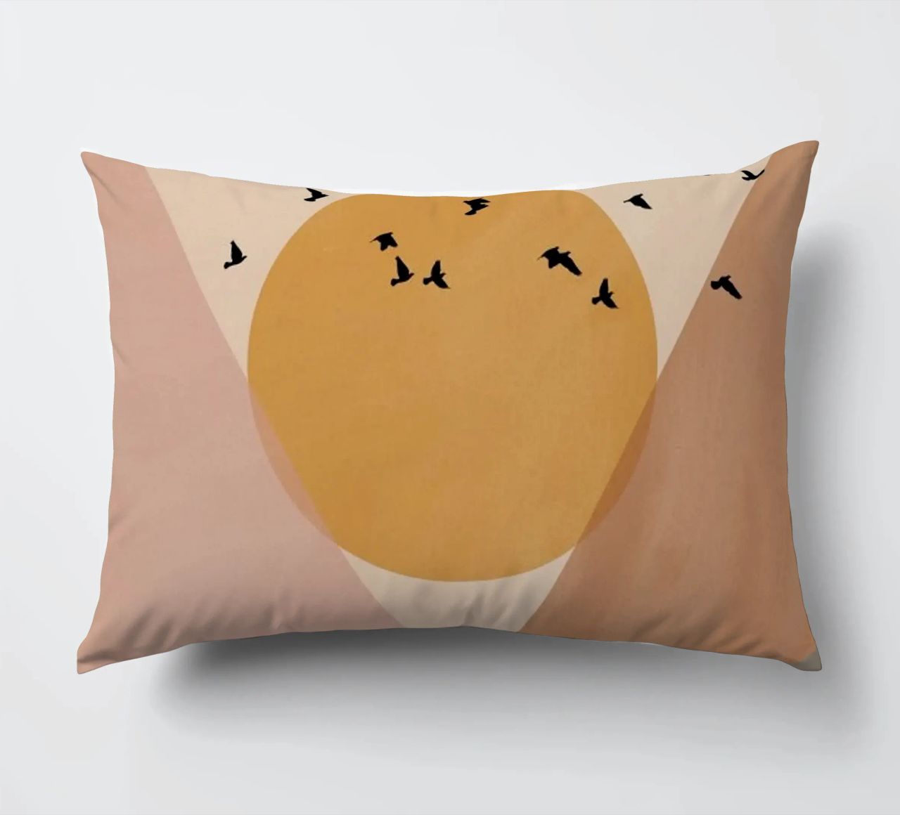 Sun Flock decorative cushion by Pure