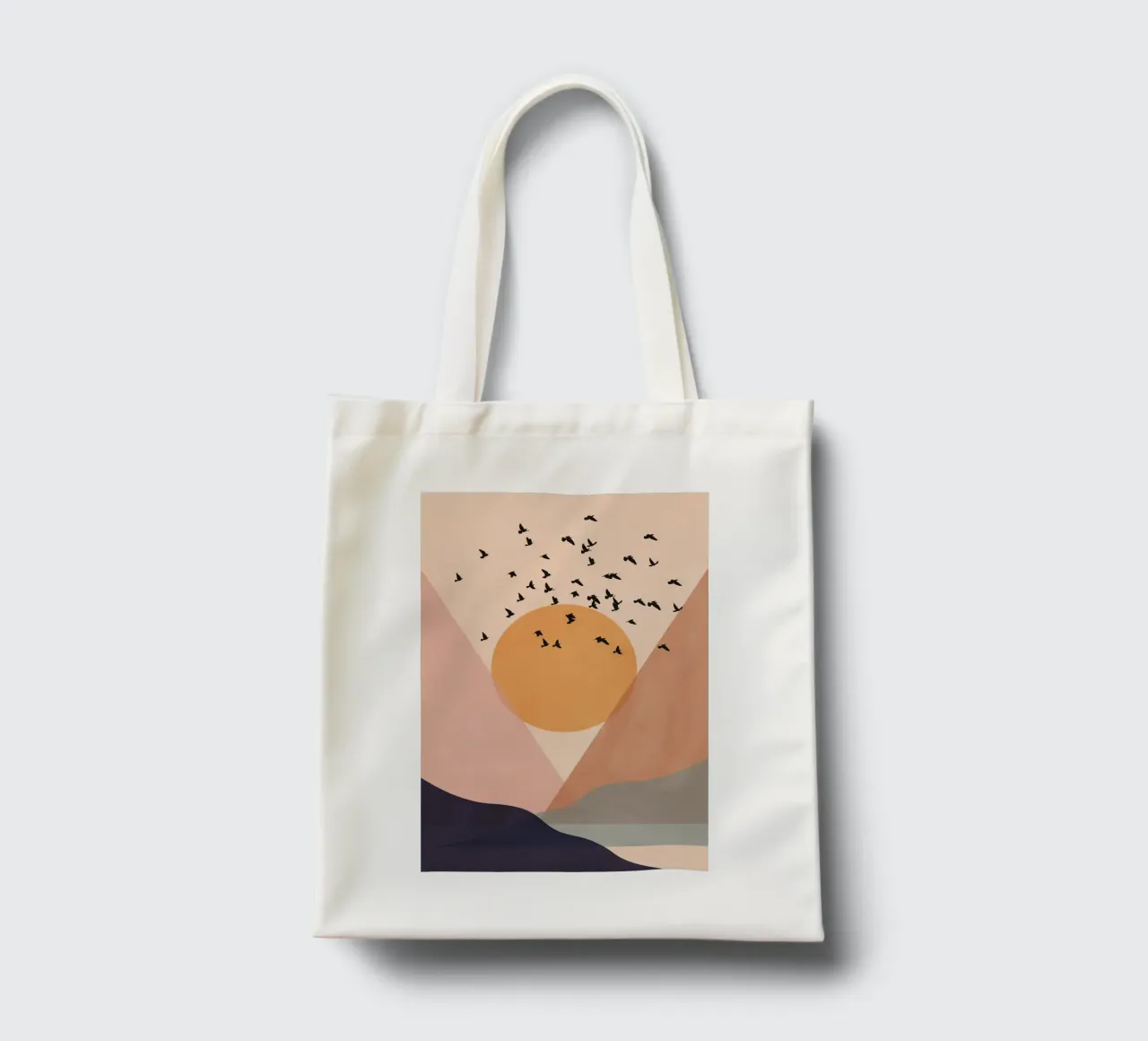 Sun Flock tote bag by Pure