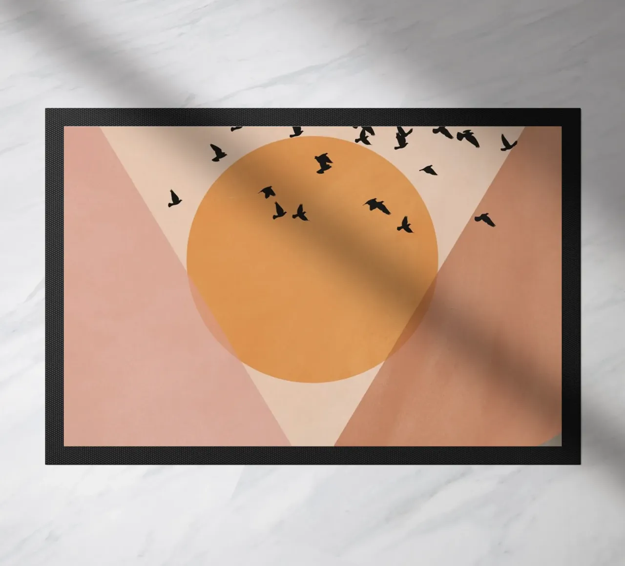 Sun Flock doormat by Pure