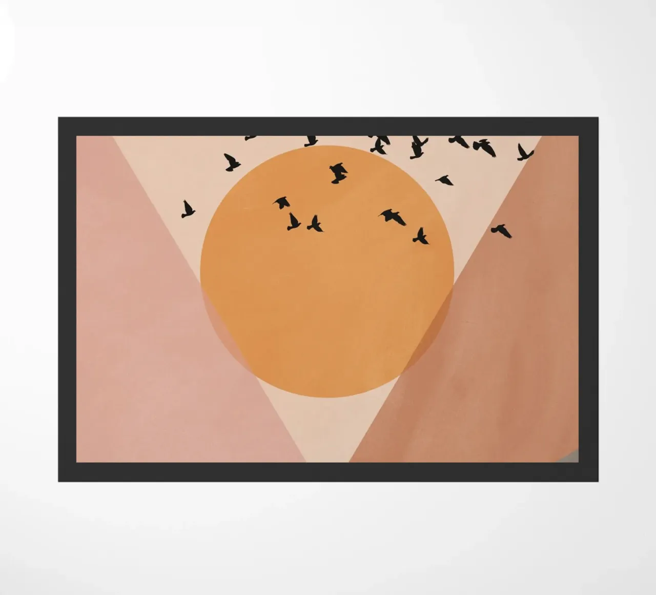 Sun Flock doormat by Pure