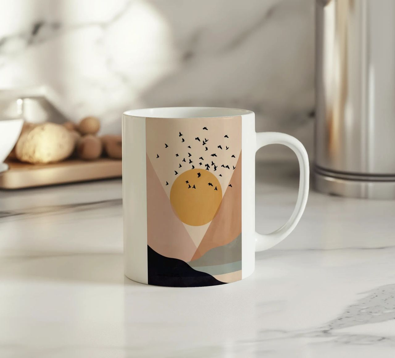 Sun Flock tazza in ceramica da Pure