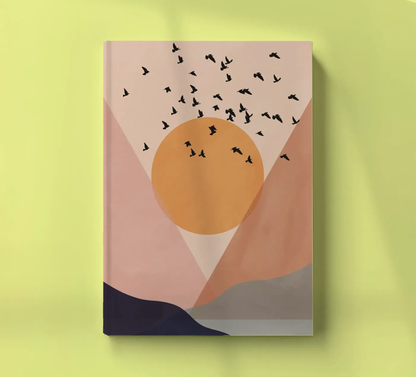 Sun Flock notebook by Pure