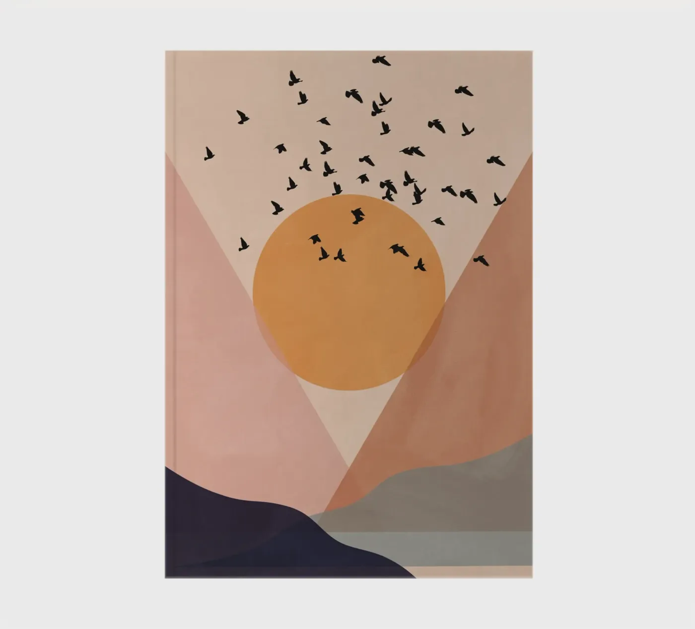 Sun Flock notebook by Pure
