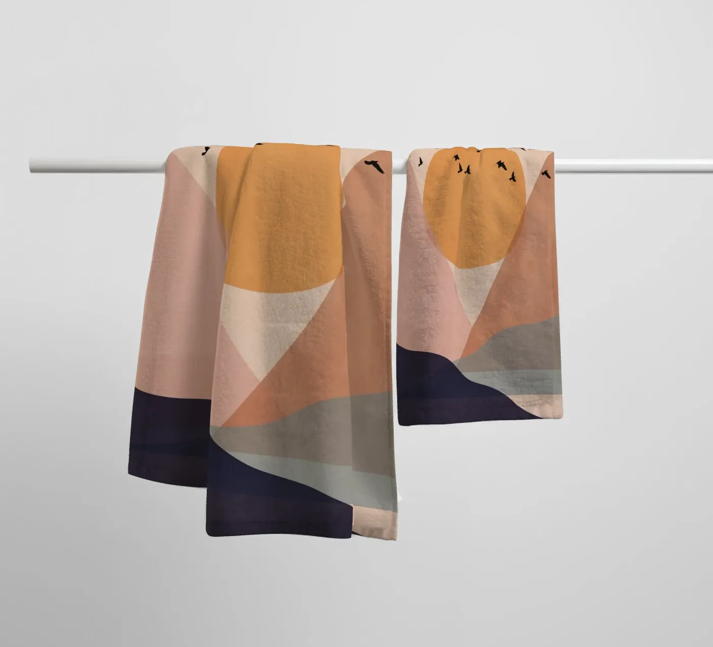 Sun Flock badhanddoek van Pure