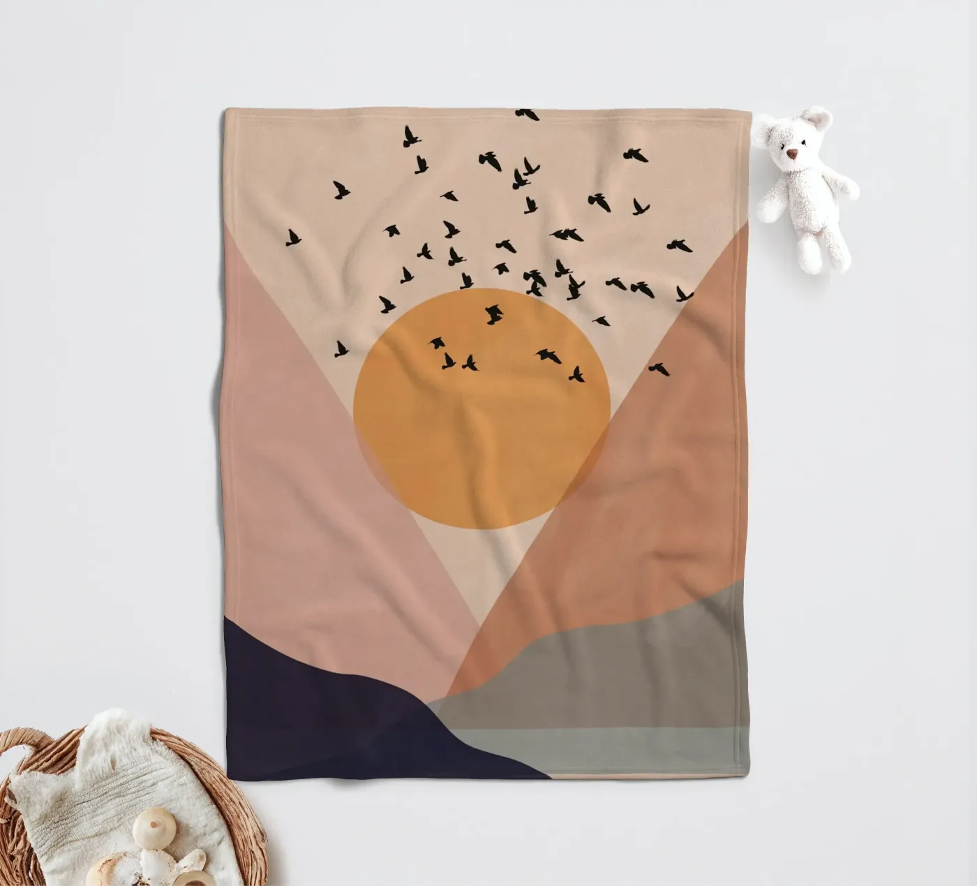 Sun Flock coperta in pile da Pure