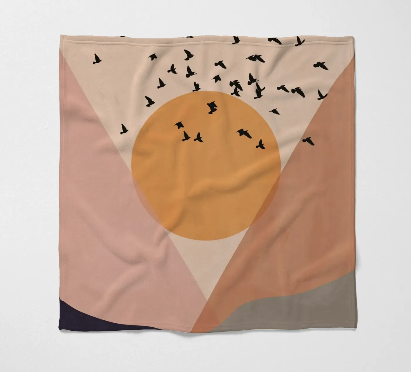 Sun Flock Fleecedecke von Pure