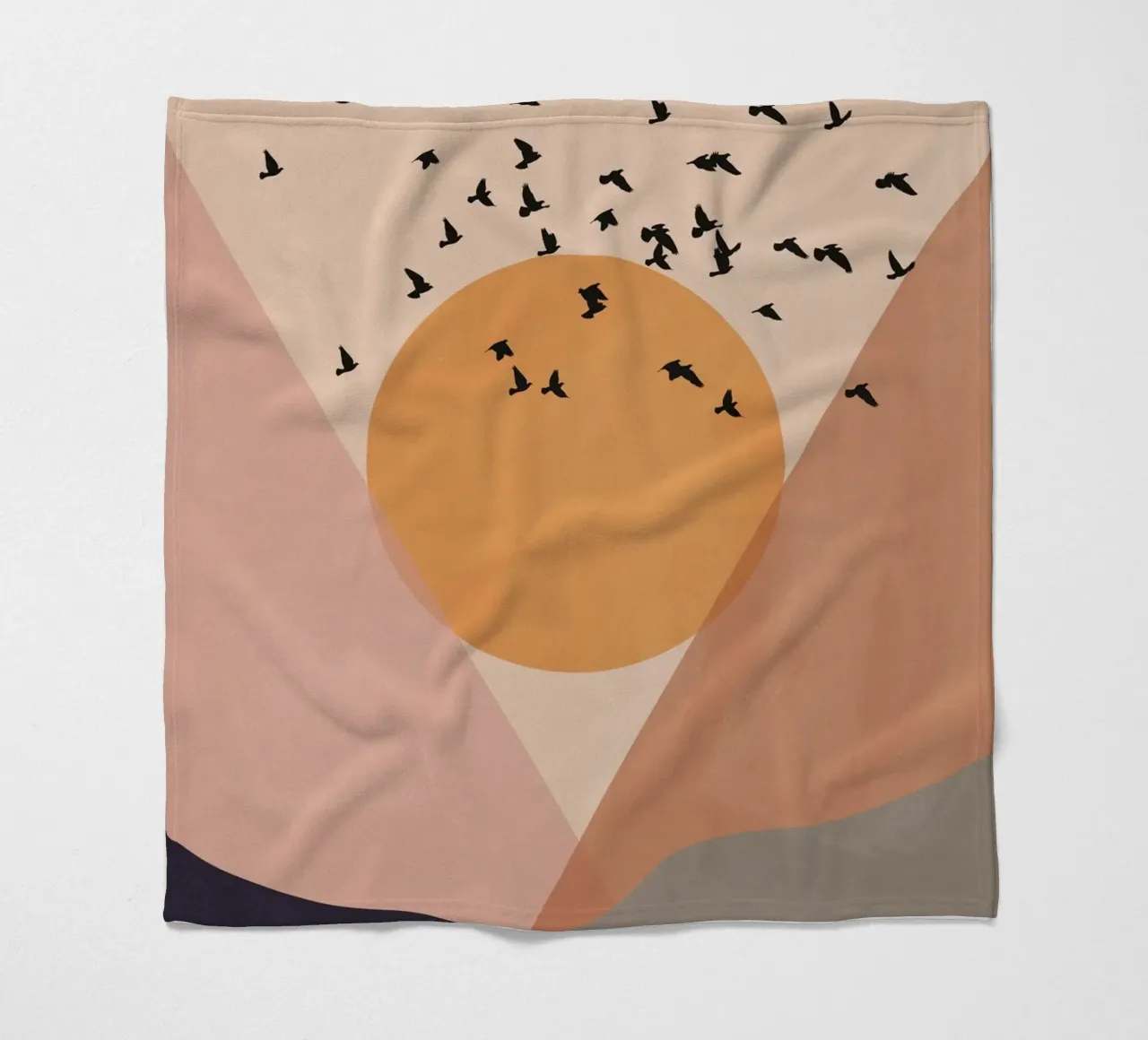 Sun Flock Fleecedecke von Pure