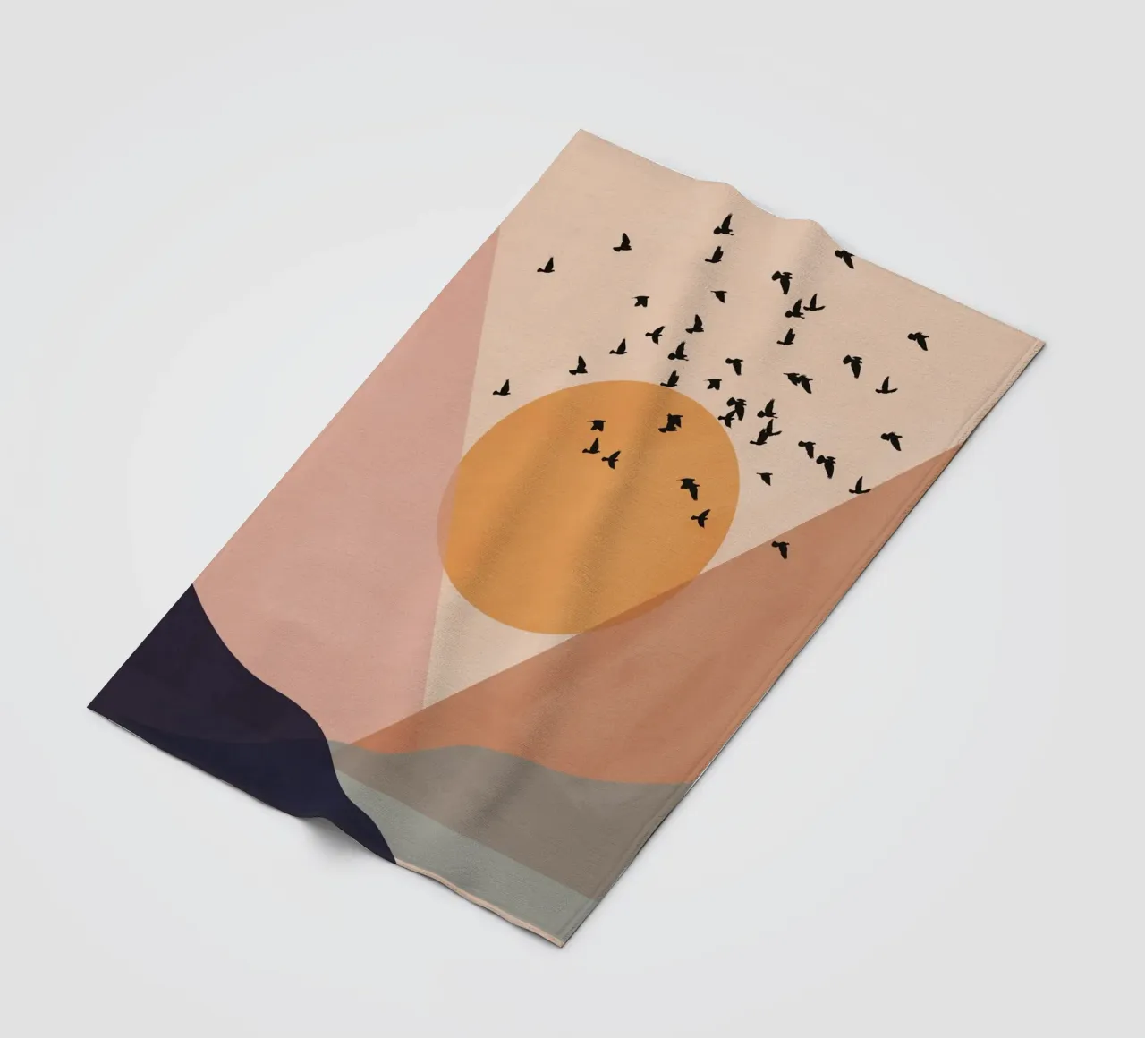 Sun Flock Fleecedecke von Pure