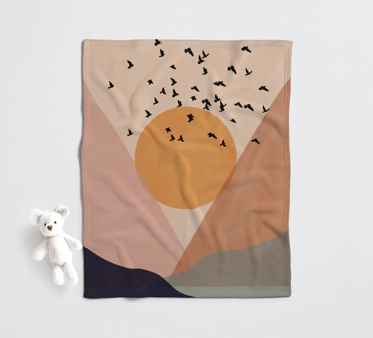 Sun Flock Fleecedecke von Pure