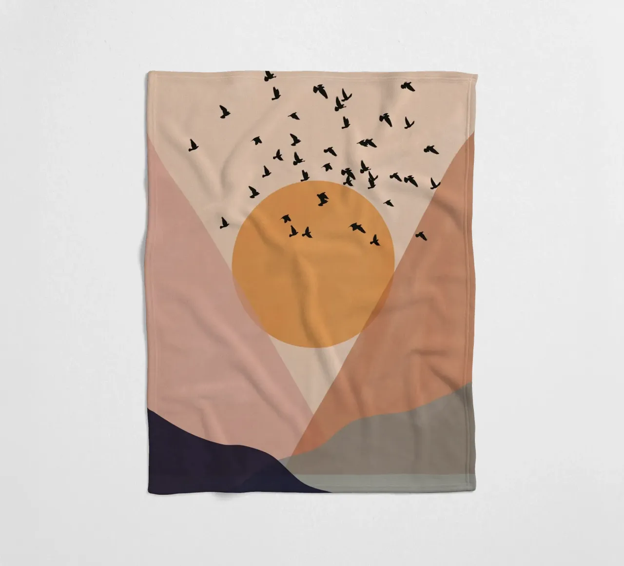 Sun Flock Fleecedecke von Pure