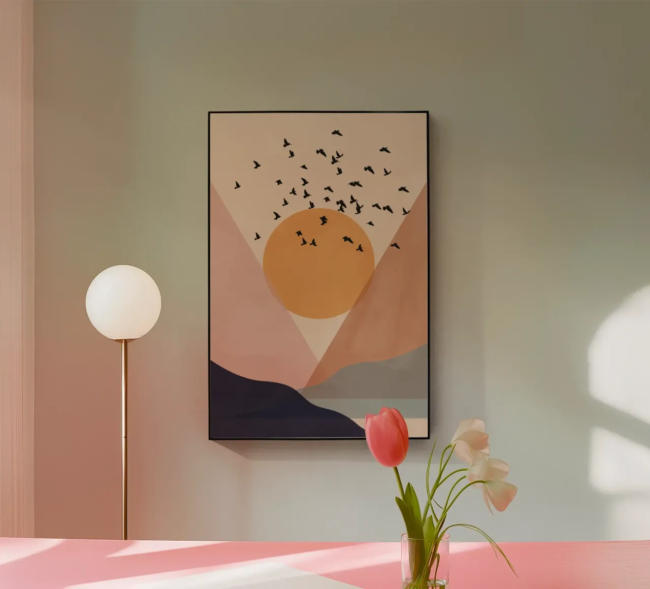 Sun Flock plexiglas de Pure