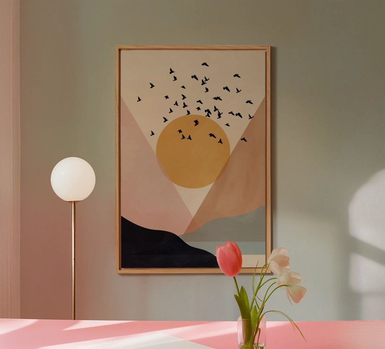 Sun Flock alluminio dibond da Pure