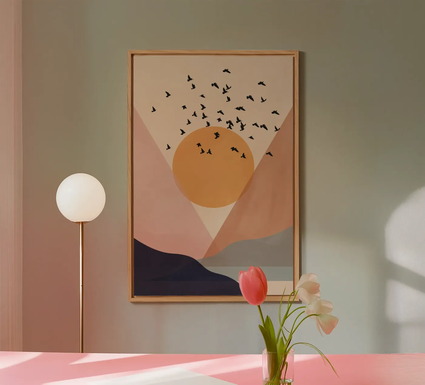 Sun Flock forex plate by Pure