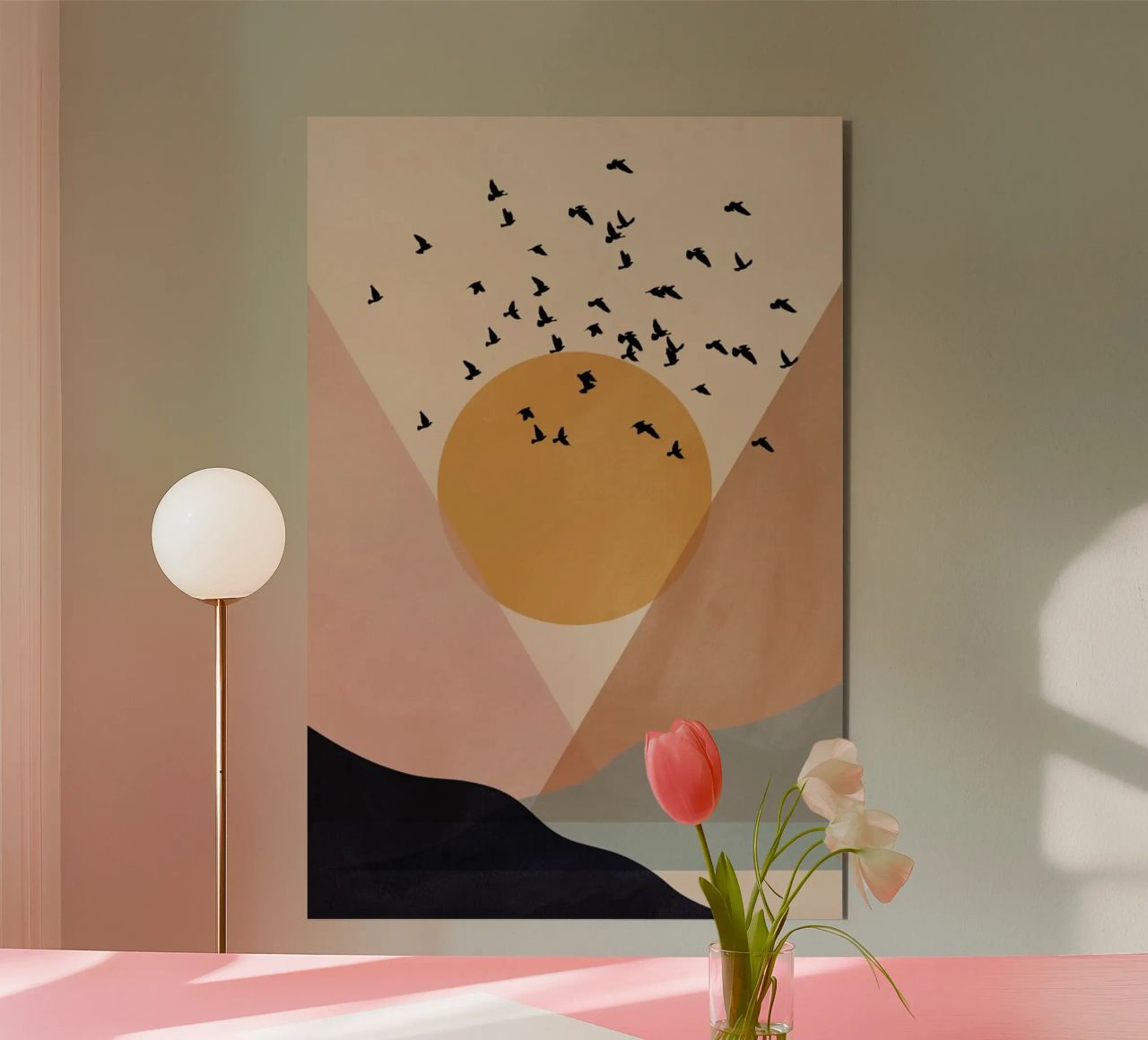Sun Flock alluminio dibond da Pure