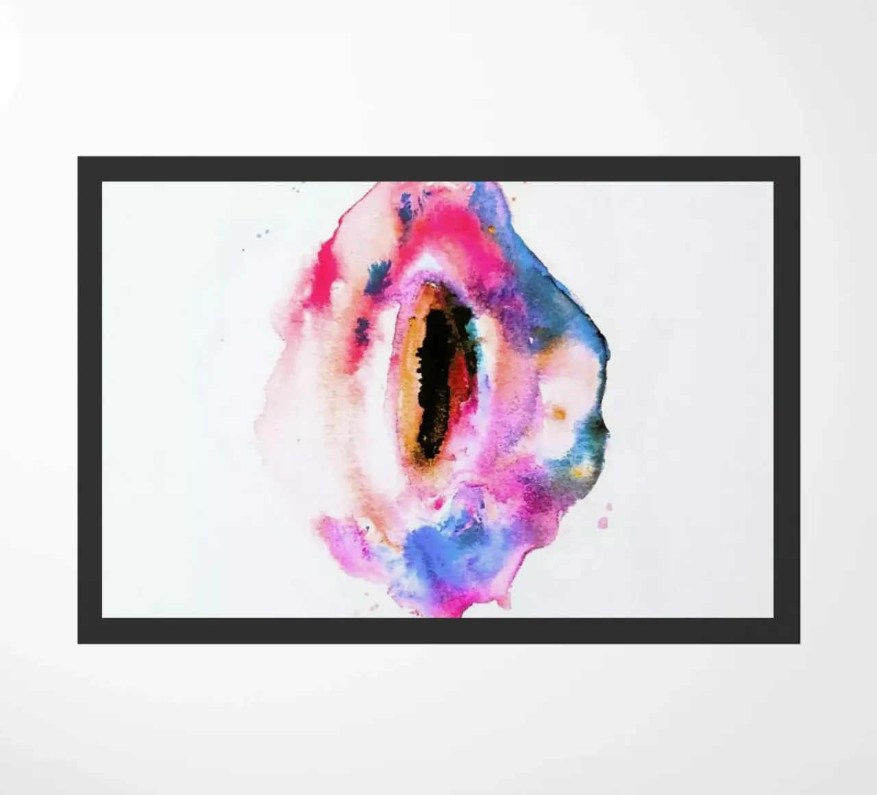 Watercolor Vulva Unicorn zerbino da Verena Bonath | 21st aesthetics